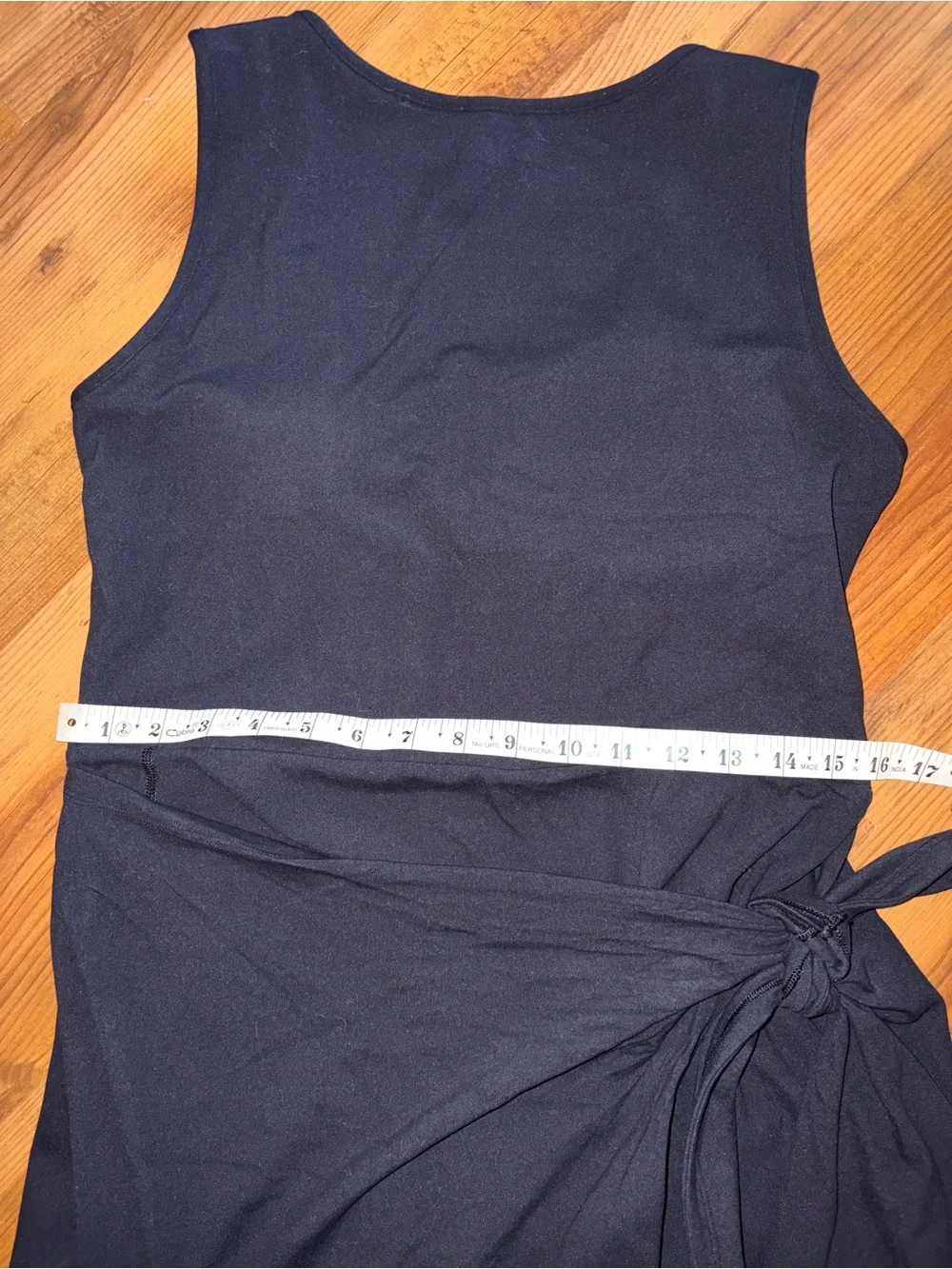 YPB Abercrombie Tie Game Romper Dress Black L NWT - Picture 14 of 15